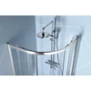 Kép 7/8 - Sapho Polysan Easy Line íves zuhanykabin, 900x800mm, transzparent üveg (6mm) 190 cm magas