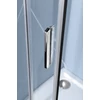 Kép 8/8 - Sapho Polysan Easy Line íves zuhanykabin, 900x800mm, transzparent üveg (6mm) 190 cm magas