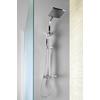Kép 2/6 - Aqualine Jane teleszkópos zuhanyoszlop, termosztátos csapteleppel, mag.: 930-1240 mm, bekötés: 150 mm, króm