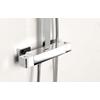 Aqualine Jane teleszkópos zuhanyoszlop, termosztátos csapteleppel, mag.: 930-1240 mm, bekötés: 150 mm, króm