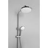Aqualine Marco zuhanyoszlop zuhanyszettel, csapteleppel, mag.: 800-1150 mm, króm
