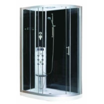 VARIO hidromasszázs zuhanykabin elektronikával, balos kivitel