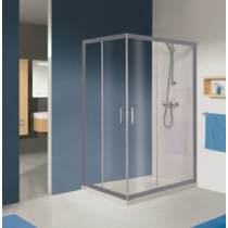 KN/TX5b szögletes tolóajtós aszimmetrikus zuhanykabin