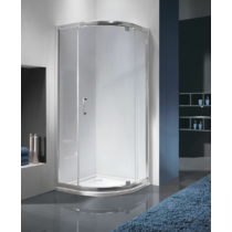  KP1DJa/TX5b íves nyílóajtós zuhanykabin (5mm)