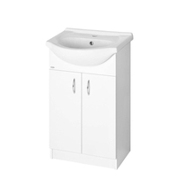 Aqualine Simplex Eco 55 mosdótartó szekrény, mosdóval, 53x83,5x30,7cm, matt fehér