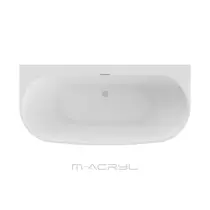 M-Acryl Avalon különleges akril kád fehér előlappal 170x80 cm 