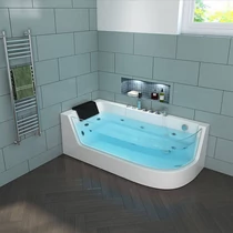 HOME Bath CARICA Fényterápiás pezsgőfürdő jobbos - 170 x 180 cm
