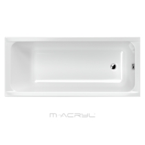 M-Acryl Eco egyenes akril kád 150x70 cm