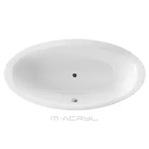M-Acryl Oval különleges akril kád 190x95 cm