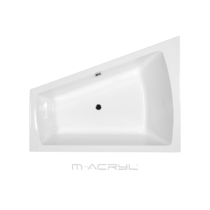 M-Acryl Trinity különleges balos akril kád 160x120 cm