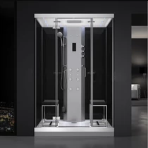 Relax 140 cm sarok gőzkabin Fehér 1400 x 1000 x 2190 mm