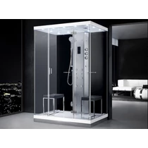 Relax 140 cm sarok gőzkabin Fehér 1400 x 1000 x 2190 mm