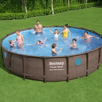 Bestway BORA BORA Rattan fémvázas medence szett 549 x 122 cm
