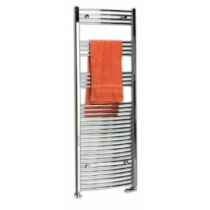 Sapho ALYA íves fürdőszobai radiátor, 450x800mm, 196W, króm