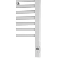 ENIX Elektromos termosztátos fűtőpatron radiátorhoz, távirányítóval, 600W, D forma, fehér