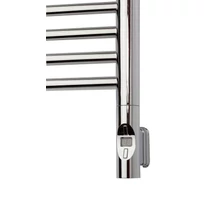 ENIX Elektromos termosztátos fűtőpatron radiátorhoz, távirányítóval, 300W, kerek, króm