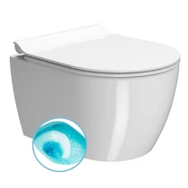 GSI PURA Csendes fali WC, Swirlflush, 46x36cm, ExtraGlaze