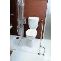 Sapho DISABLE WC mozgássérülteknek tartállyal, 49,5cm, WC-ülőke nélkül