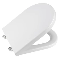 GSI NORM soft close WC-ülőke, duroplast, fehér/króm