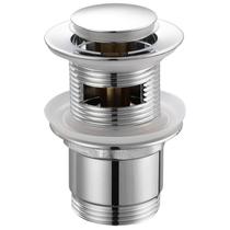 AQUALINE KLIK-KLAK mosdólefolyó, kis dugóval, 1"1/4, 25-45mm, réz/króm