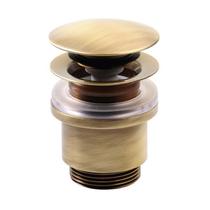 Sapho Klik-Klak mosdó lefolyó, túlfolyó nélkül, magasság 3-60mm, bronz