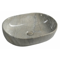 Sapho Dalma kerámiamosdó, 59x42x14cm, szürke márvány
