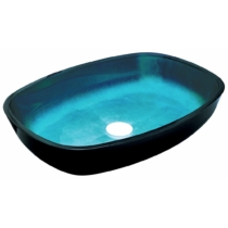 Beauty Kvaore  üvegmosdó, 54x11x39,5 cm, kék