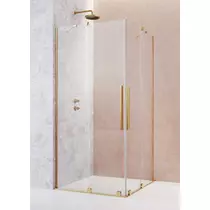 Radaway Furo Gold KDD 80x80 szögletes arany színű zuhanykabin