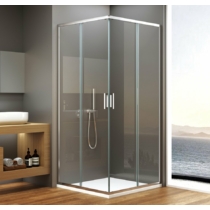 BRUCKNER BORG szögletes zuhanykabin, 900x900x1950mm, transzparent üveg