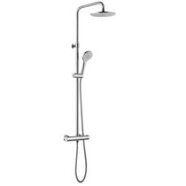 Aqualine Sky teleszkópos zuhanyoszlop, termosztátos csapteleppel, mag.: 912-1272 mm, bekötés: 150mm, króm