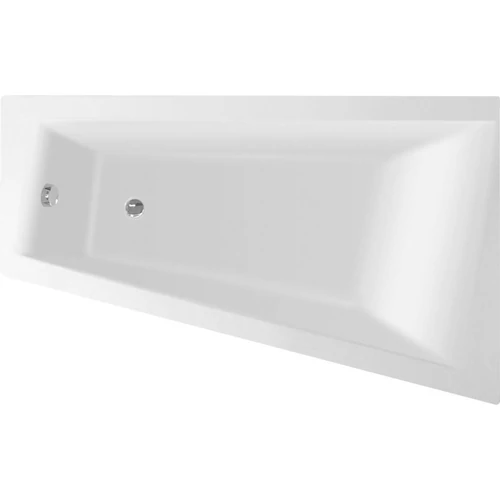 Aqualine Metuje kád, láb nélkül, jobbos, 160x100x42cm, akril