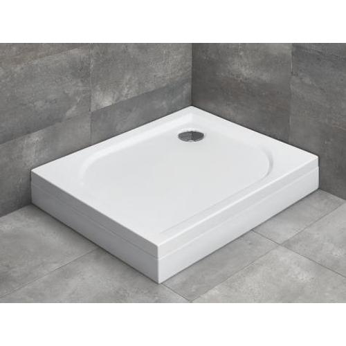 Radaway Delos D 80x75 balos zuhanytálca előlappal, ajándék szifonnal