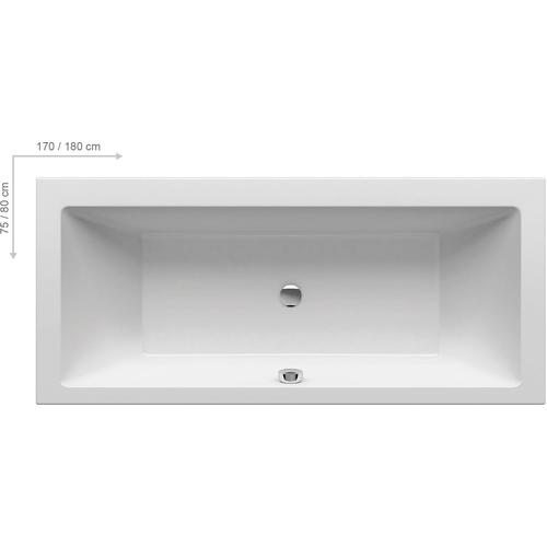 Ravak FORMY 01 170 x 75 akrilkád (hófehér)