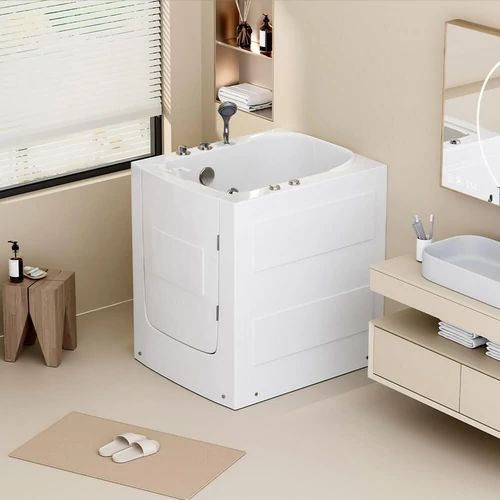 Home Bath VITAL L Szenior Fürdőkád pezsgőfürdő funkcióval - 85 x 95 cm Jobb oldali