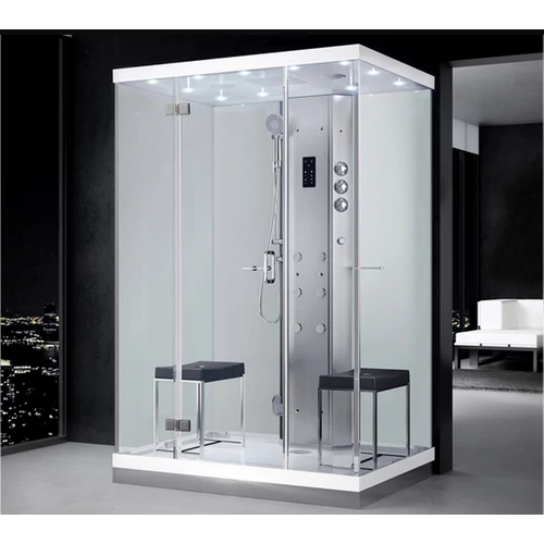 Relax 140 cm sarok gőzkabin Fehér 1400 x 1000 x 2190 mm