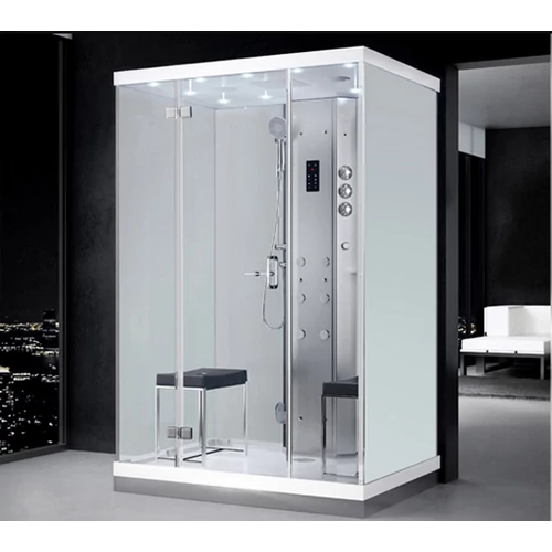 Relax 140 cm sarok gőzkabin Fehér 1400 x 1000 x 2190 mm
