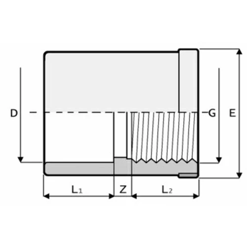 PVC BM karmantyú D50