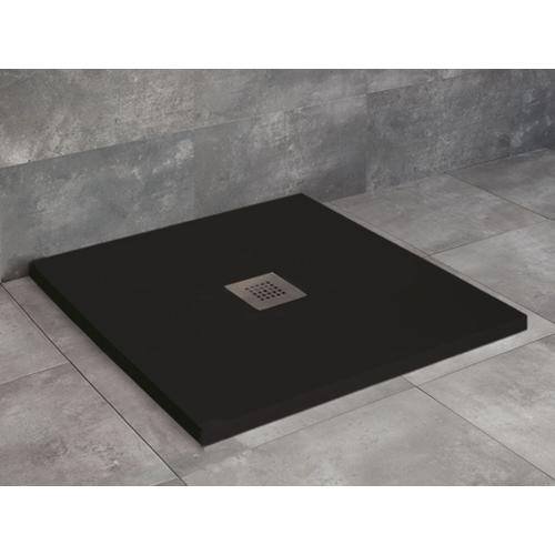 Radaway Kios C 80x80 fekete zuhanytálca ajándék szifonnal
