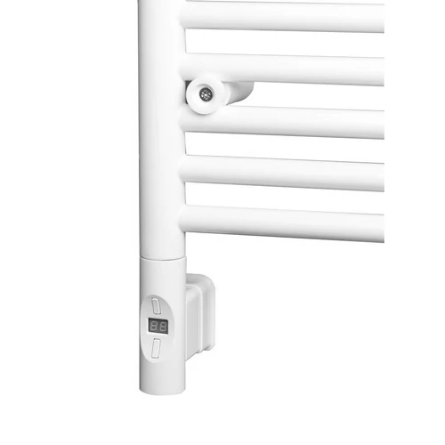 ENIX Elektromos termosztátos fűtőpatron radiátorhoz, távirányítóval, 300W, kerek, fehér