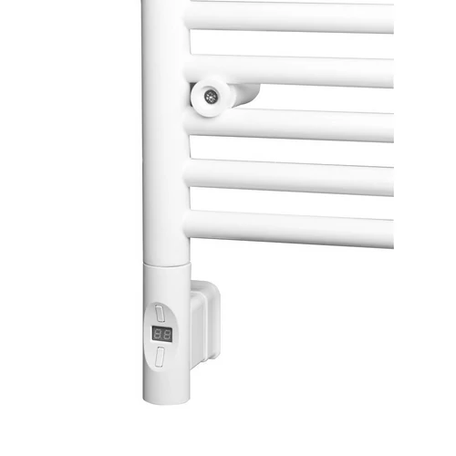 ENIX Elektromos termosztátos fűtőpatron radiátorhoz, távirányítóval, 900W, kerek, fehér