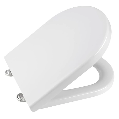 GSI NORM soft close WC-ülőke, duroplast, fehér/króm