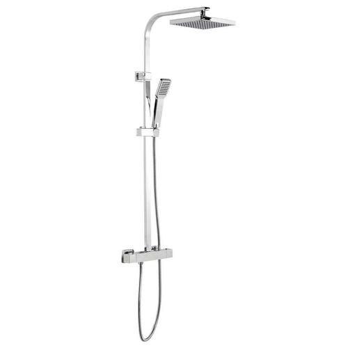 Aqualine Jane teleszkópos zuhanyoszlop, termosztátos csapteleppel, mag.: 930-1240 mm, bekötés: 150 mm, króm