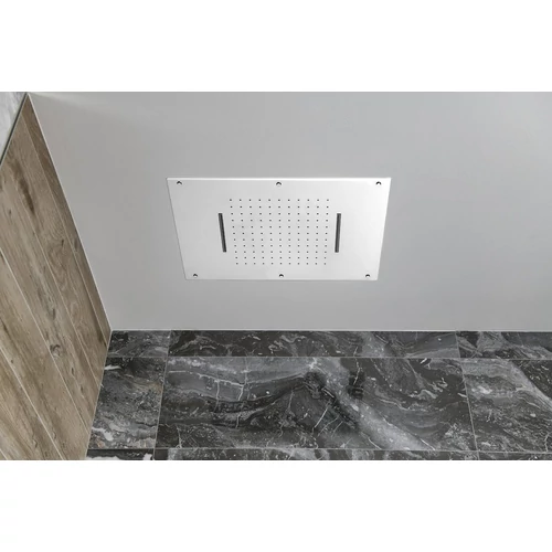 Sapho mennyezeti zuhany, esőztető, 2x kaszkád, 560x400mm, inox