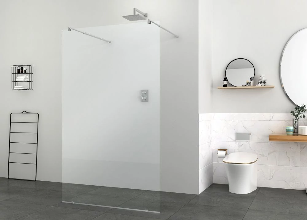 Sanotechnik Elegance Walk-In zuhanyfal (8 mm) 195cm magas