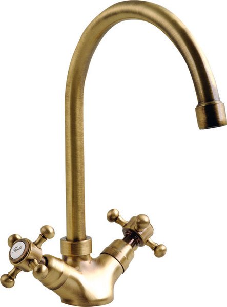 Reitano Antea Mosogató-csaptelep, mag. 27,5 cm, bronz