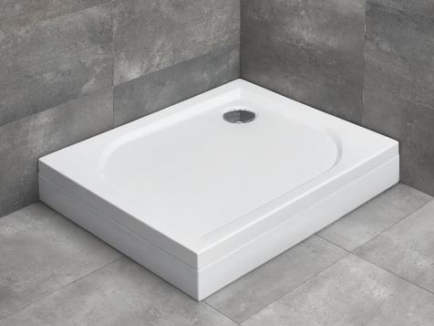 Radaway Delos D 80x75 balos zuhanytálca előlappal, ajándék szifonnal