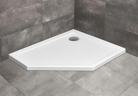 Radaway Doros Pt E 100x80 Jobbos zuhanytálca ajándék szifonnal