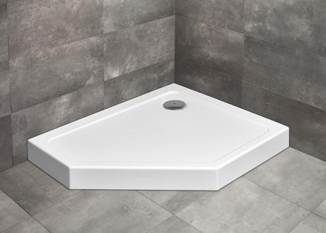 Radaway Doros PT E 100x80 Balos zuhanytálca előlappal, ajándék szifonnal 