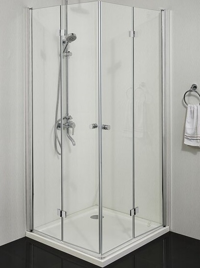Sanotechnik Smartflex sarokkabin két csuklóajtóval; 80x80 cm