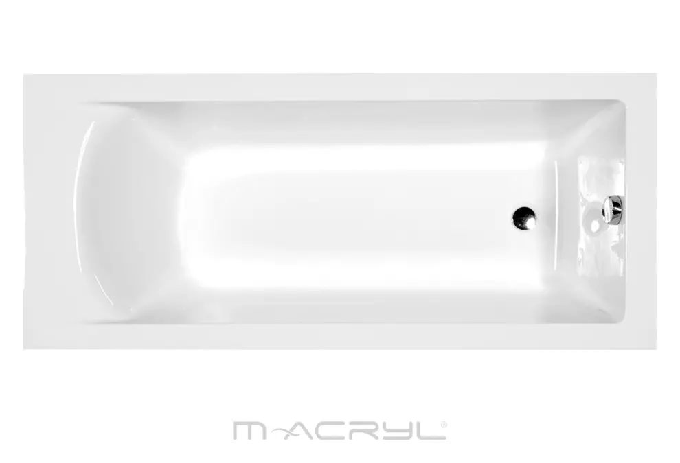 M-Acryl Fresh egyenes akril kád 160x70 cm